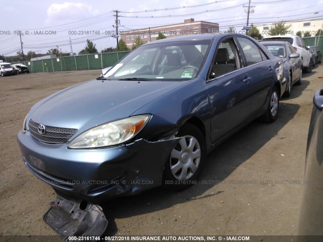 4T1BE32K74U827515 - 2004 TOYOTA CAMRY LE/XLE/SE 浅蓝色 照片 2