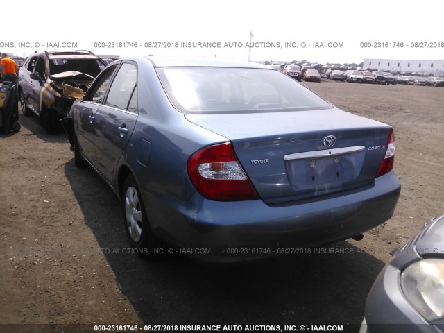 4T1BE32K74U827515 - 2004 TOYOTA CAMRY LE/XLE/SE 浅蓝色 照片 3