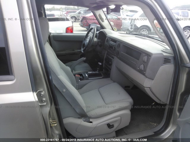 1J8HH48K36C179725 - 2006 JEEP COMMANDER Qızıl foto 5