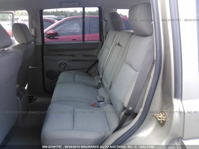 1J8HH48K36C179725 - 2006 JEEP COMMANDER Qızıl foto 8