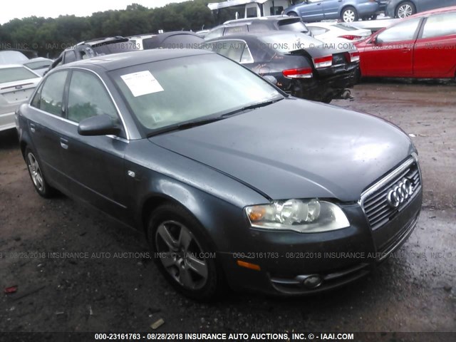 WAUAF78EX6A155859 - 2006 AUDI A4 2/TURBO GRAY photo 1