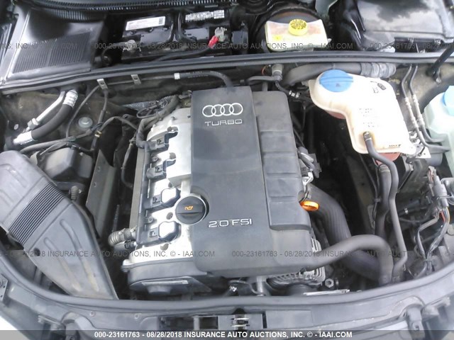 WAUAF78EX6A155859 - 2006 AUDI A4 2/TURBO GRAY photo 10