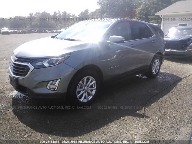 3GNAXJEV4JL115660 - 2018 CHEVROLET EQUINOX LT GRAY photo 2