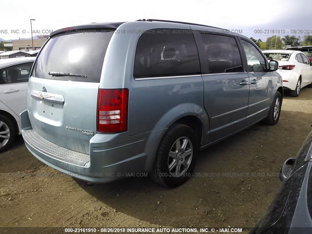 2A4RR5D19AR249069 - 2010 CHRYSLER TOWN & COUNTRY TOURING Light Blue photo 4