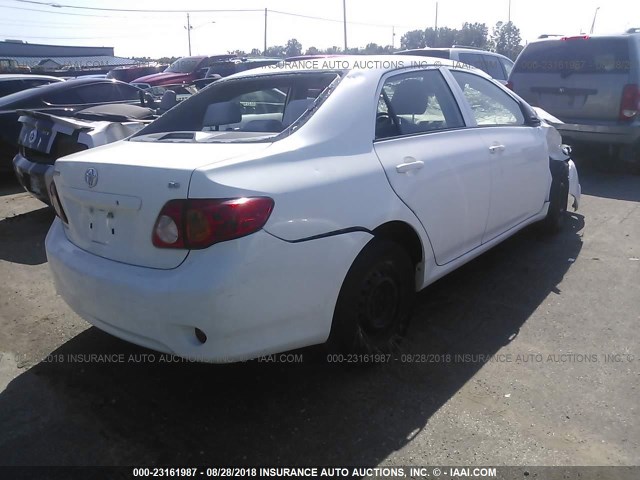 JTDBL40E899067120 - 2009 TOYOTA COROLLA LE/XLE WHITE photo 4