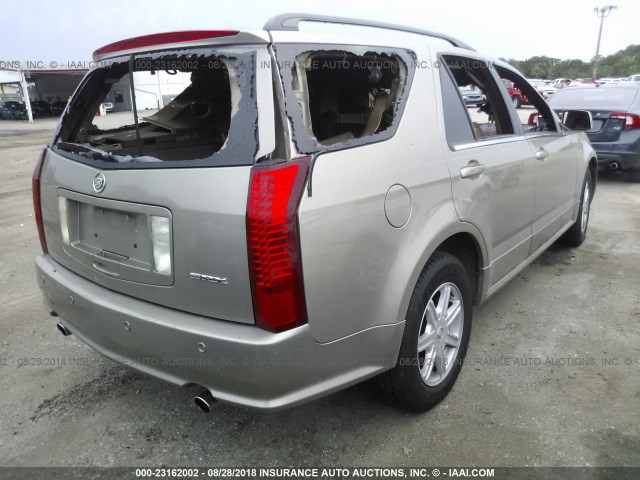 1GYEE637440146047 - 2004 CADILLAC SRX GOLD photo 4