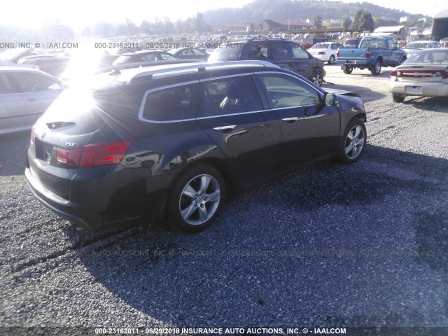 JH4CW2H63CC002861 - 2012 ACURA TSX TECH BLACK photo 4