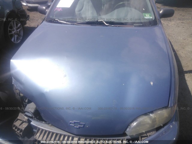 1G1JC1246VM151242 - 1997 CHEVROLET CAVALIER RS BLUE photo 10