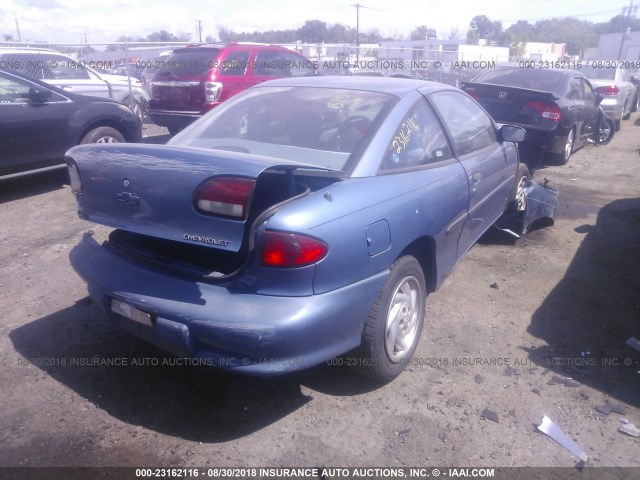 1G1JC1246VM151242 - 1997 CHEVROLET CAVALIER RS BLUE photo 4