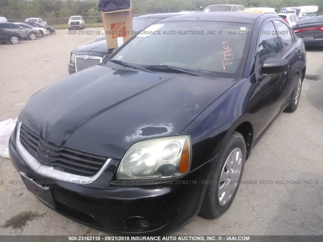 4A3AB36F97E042060 - 2007 MITSUBISHI GALANT ES BLACK photo 2