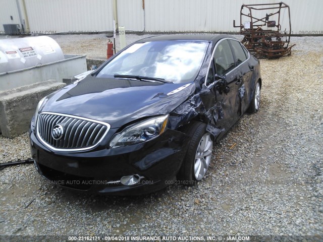 1G4PR5SK3F4121909 - 2015 BUICK VERANO CONVENIENCE BLACK photo 2