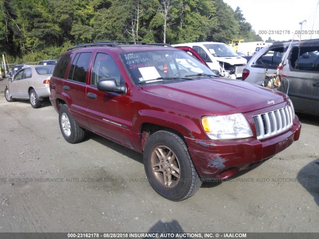 1J4GW48S74C190212 - 2004 JEEP GRAND CHEROKEE LAREDO/COLUMBIA/FREEDOM 红色 照片 1