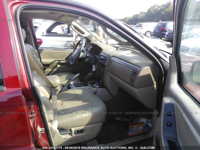 1J4GW48S74C190212 - 2004 JEEP GRAND CHEROKEE LAREDO/COLUMBIA/FREEDOM 红色 照片 5