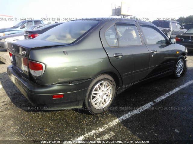 JNKCP11A5XT010388 - 1999 INFINITI G20 GREEN photo 4