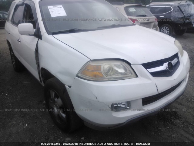 2HNYD18296H523664 - 2006 ACURA MDX WHITE photo 6