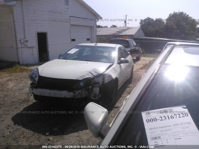 1G2ZF57BX84271859 - 2008 PONTIAC G6 VALUE LEADER/BASE WHITE photo 2