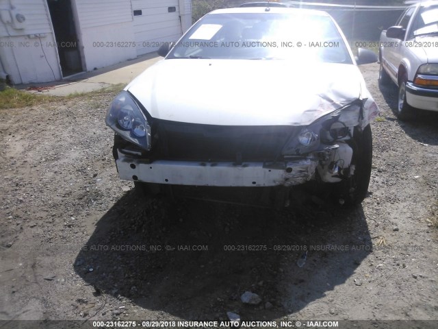 1G2ZF57BX84271859 - 2008 PONTIAC G6 VALUE LEADER/BASE WHITE photo 6