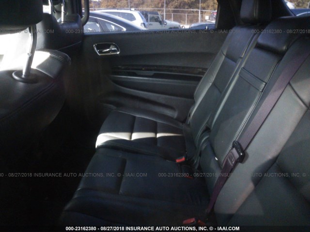 1C4RDJDGXDC693866 - 2013 DODGE DURANGO CREW BLACK photo 8