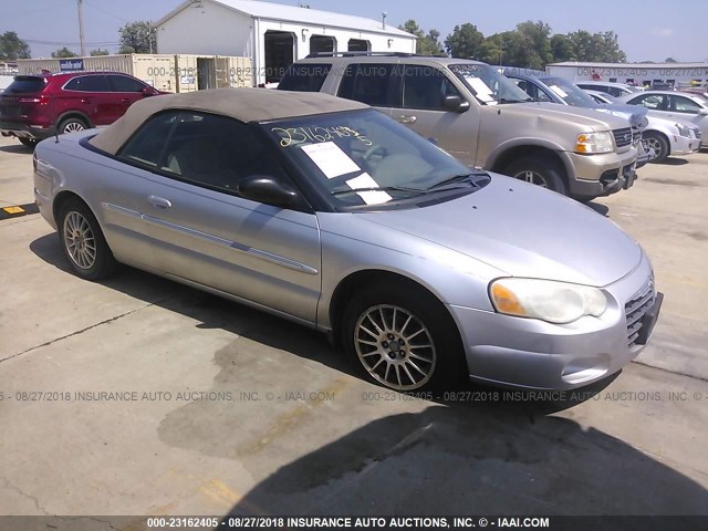 1C3EL55R85N537912 - 2005 CHRYSLER SEBRING TOURING SILVER photo 1