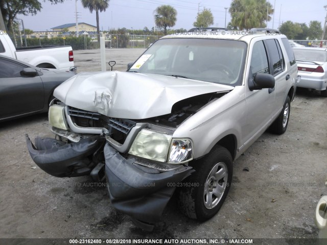 1FMZU62K23UB61584 - 2003 FORD EXPLORER XLS/XLS SPORT SILVER photo 2