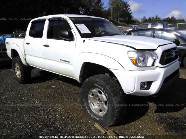 5TFLU4EN5CX040874 - 2012 TOYOTA TACOMA DOUBLE CAB თეთრი ფოტო 1