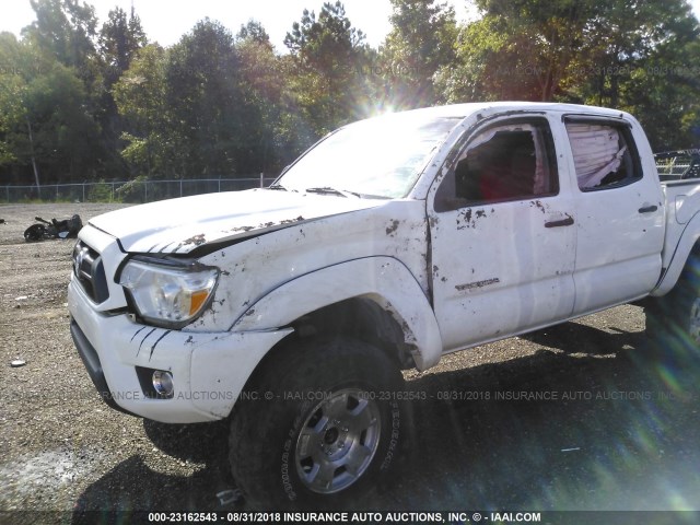 5TFLU4EN5CX040874 - 2012 TOYOTA TACOMA DOUBLE CAB თეთრი ფოტო 6