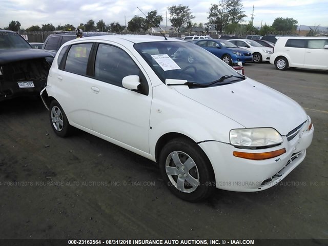 KL1TD66668B084154 - 2008 CHEVROLET AVEO LS WHITE photo 1