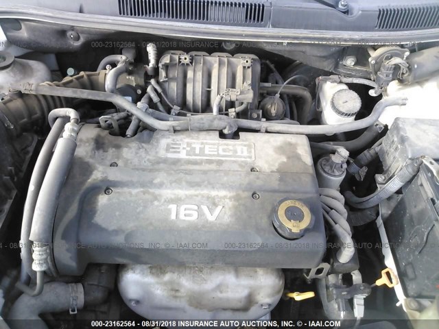 KL1TD66668B084154 - 2008 CHEVROLET AVEO LS WHITE photo 10