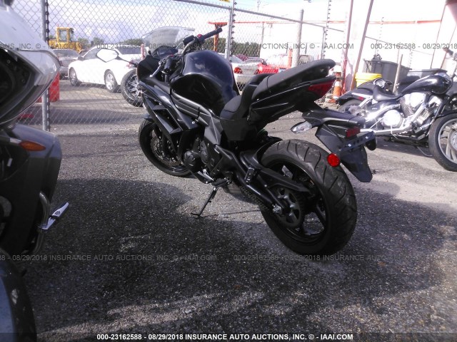 JKAEXEE14FDA19018 - 2015 KAWASAKI EX650 E BLACK photo 3