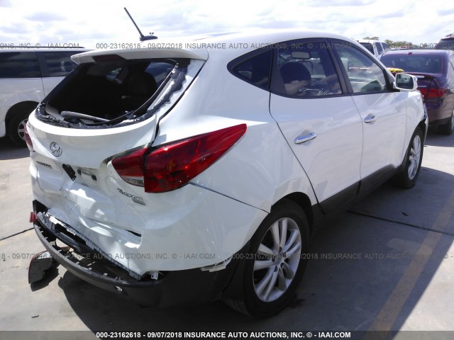 KM8JU3AC5CU389018 - 2012 HYUNDAI TUCSON GLS/LIMITED თეთრი ფოტო 4