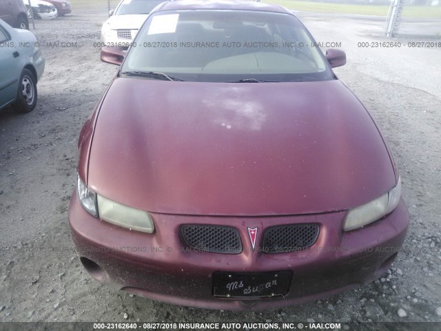 1G2WK52J42F230667 - 2002 PONTIAC GRAND PRIX SE მუქწითელი ფოტო 6