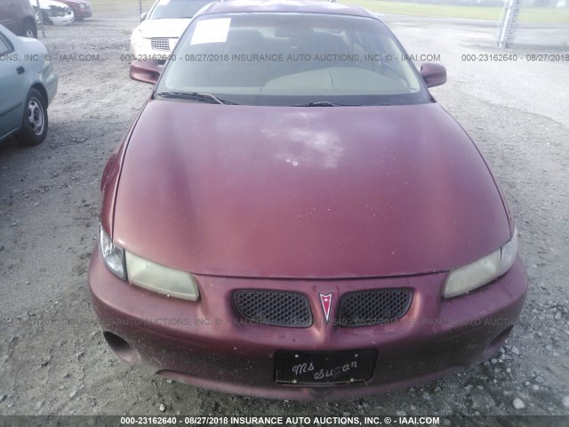 1G2WK52J42F230667 - 2002 PONTIAC GRAND PRIX SE MAROON photo 6