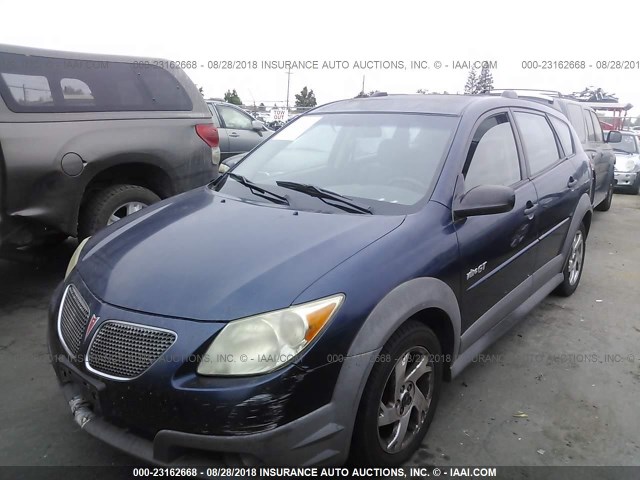 5Y2SN63L05Z450785 - 2005 PONTIAC VIBE GT BLUE photo 2