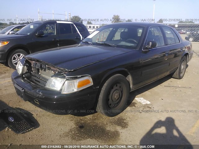 2FABP7BV4AX109981 - 2010 FORD CROWN VICTORIA POLICE INTERCEPTOR BLACK photo 2