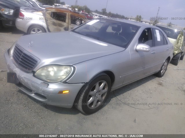 WDBNG70J73A374511 - 2003 MERCEDES-BENZ S 430 SILVER photo 2