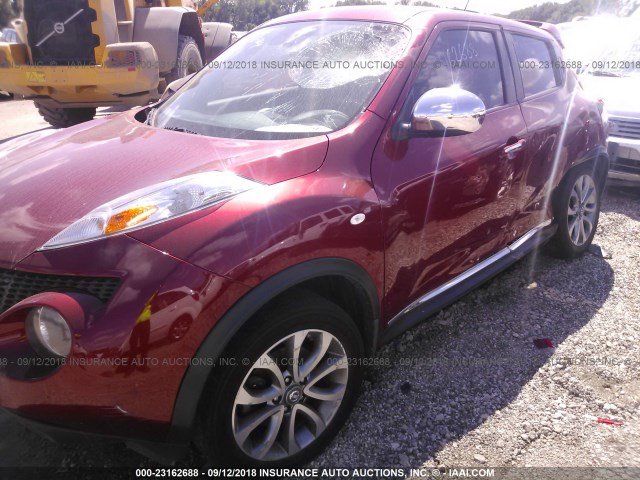 JN8AF5MR4CT115541 - 2012 NISSAN JUKE S/SV/SL RED photo 6