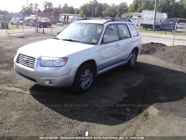 JF1SG676X7H727892 - 2007 SUBARU FORESTER 2.5X LL BEAN WHITE photo 2