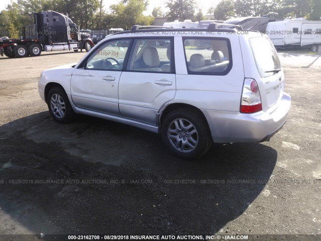 JF1SG676X7H727892 - 2007 SUBARU FORESTER 2.5X LL BEAN WHITE photo 3