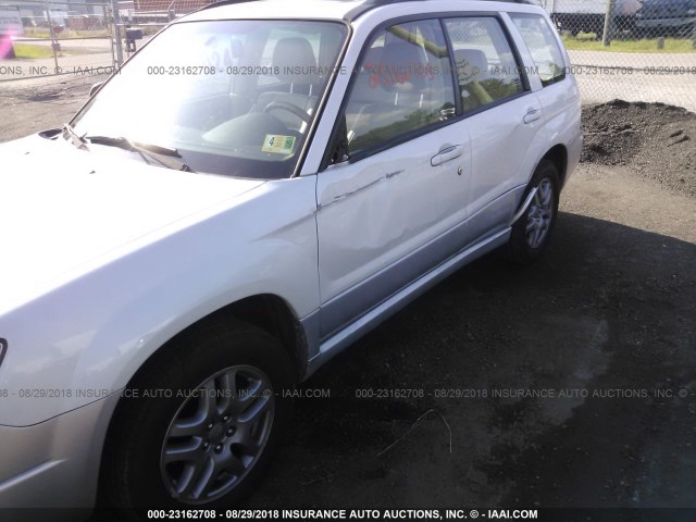 JF1SG676X7H727892 - 2007 SUBARU FORESTER 2.5X LL BEAN WHITE photo 6