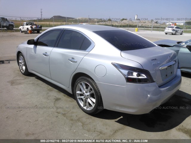 1N4AA5AP1DC832807 - 2013 NISSAN MAXIMA S/SV SILVER photo 3