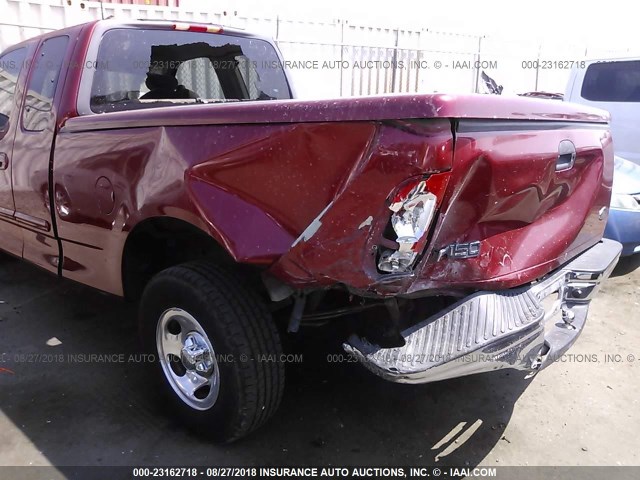 1FTZX17251NB61433 - 2001 FORD F150 RED photo 6