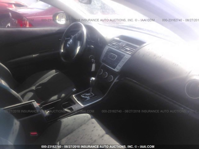 1YVHZ8DH2D5M10521 - 2013 MAZDA 6 TOURING BLACK photo 5