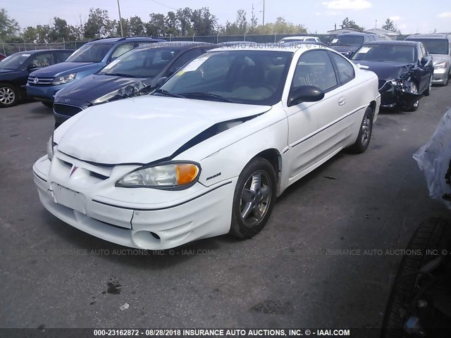 1G2NW12E44C129919 - 2004 PONTIAC GRAND AM GT WHITE photo 2