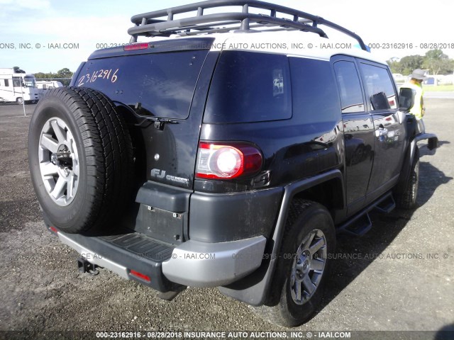 JTEZU4BF2EK013991 - 2014 TOYOTA FJ CRUISER BLACK photo 4