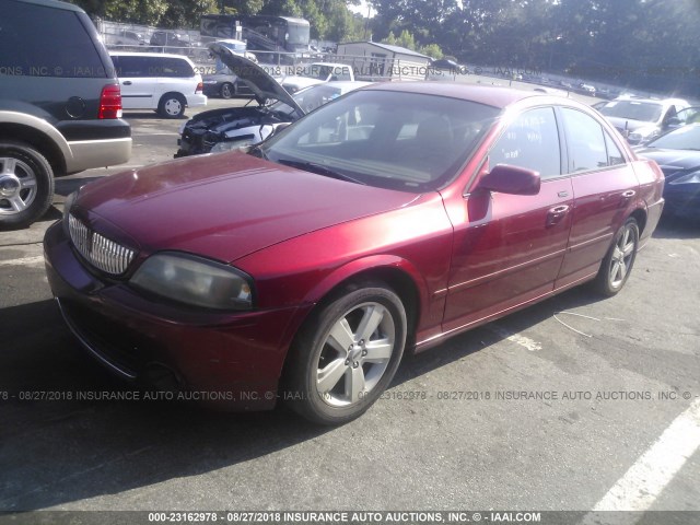 1LNFM87A16Y610183 - 2006 LINCOLN LS 红色 照片 2