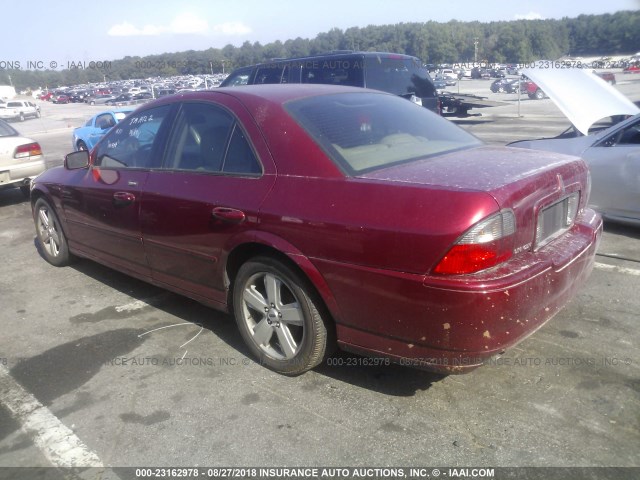 1LNFM87A16Y610183 - 2006 LINCOLN LS 红色 照片 3