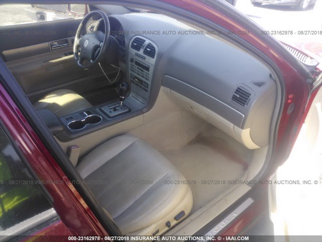 1LNFM87A16Y610183 - 2006 LINCOLN LS 红色 照片 5