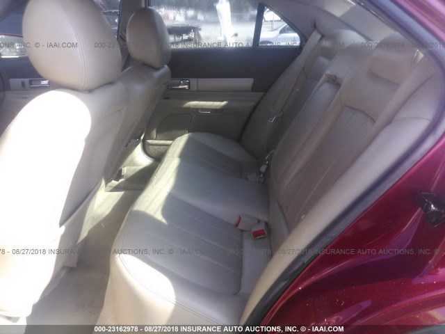 1LNFM87A16Y610183 - 2006 LINCOLN LS 红色 照片 8