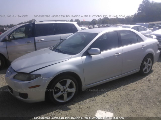 1YVHP80C265M19125 - 2006 MAZDA 6 I SILVER photo 2