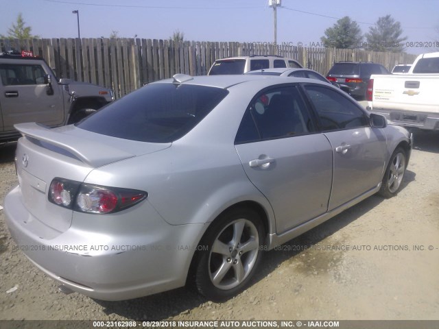 1YVHP80C265M19125 - 2006 MAZDA 6 I SILVER photo 4